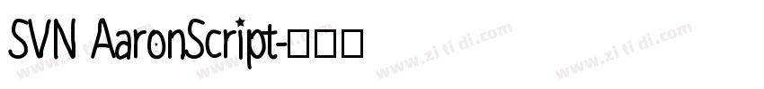 SVN AaronScript字体转换